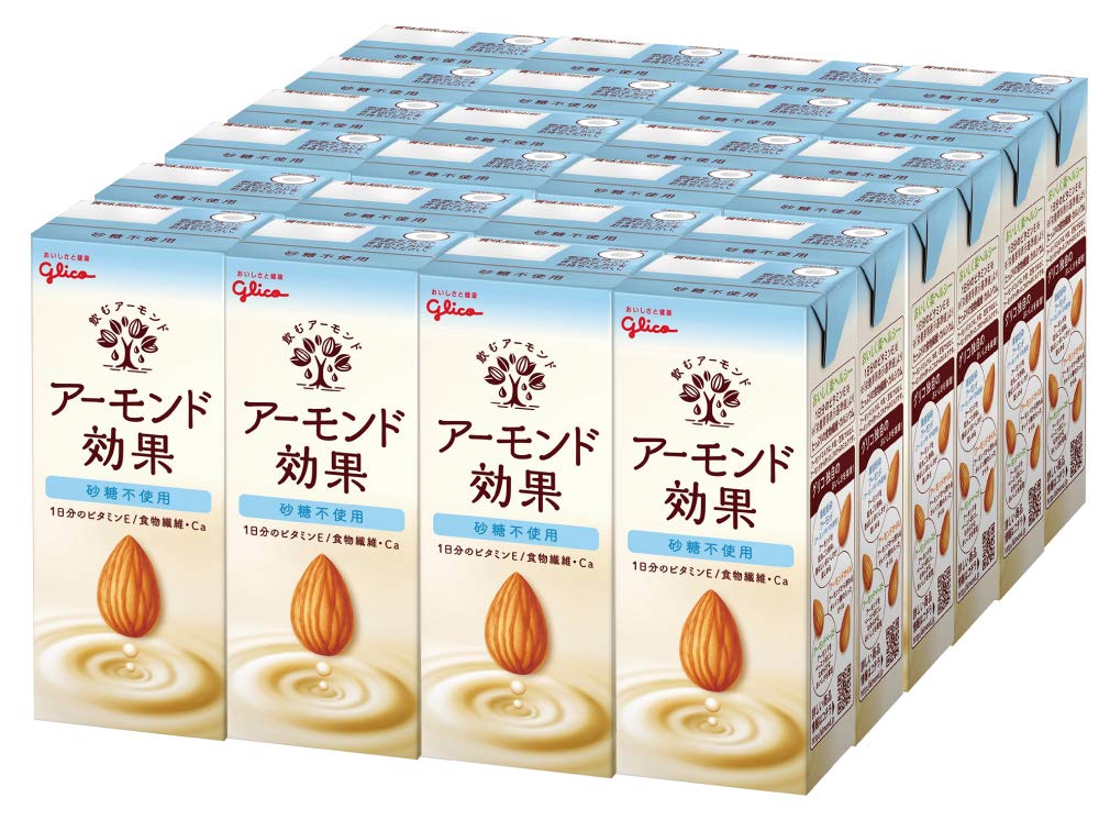 Amazon.co.jp: グリコ アーモンド効果200ml 砂糖不使用と選べるセット